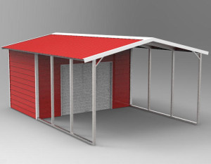 Vertical Roof Storage Building